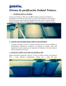 Sistema de purificación Sodatal Temuco.