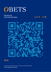 OBETS. Revista de Ciencias Sociales - RUA