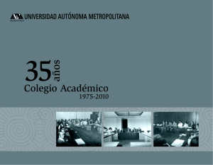 35 años. Colegio Académico 1975 - 2010