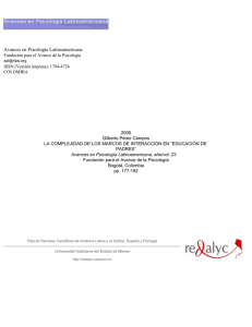 Redalyc. La complejidad de los marcos de interacci&oacute;n en