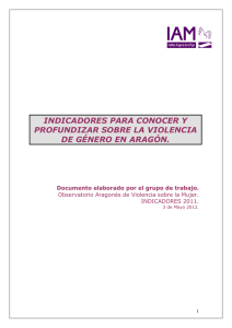 Relación de indicadores para conocer y profundizar sobre la