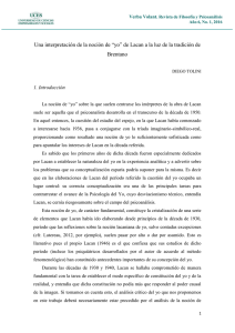 Una interpretación de la noción de “yo” de Lacan a la luz de la