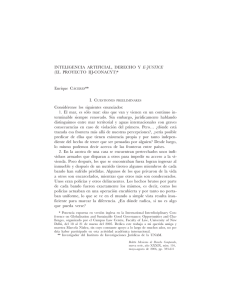 INTELIGENCIA ARTIFICIAL, DERECHO Y E - E-journal