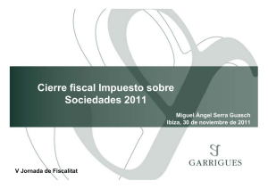 V Jornada de Fiscalitat