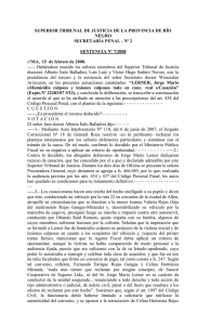 superior tribunal de justicia de la provincia de río negro