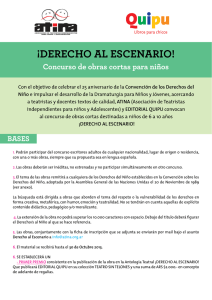 ¡DERECHO AL ESCENARIO!