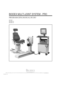 biodex multi-joint system - pro biodex