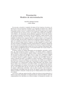 Presentación: Modelos de microsimulación