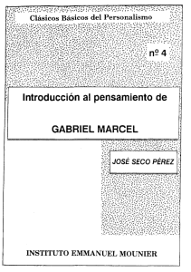 Gabriel Marcel - Instituto Emmanuel Mounier