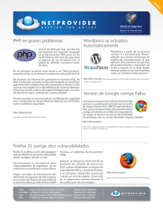 PHP en graves problemas Wordpress se actualiza Automáticamente