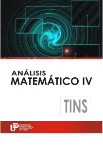 análisis matemático iv - Universidad Tecnológica del Perú