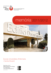 memòria extensa CD 11-12.indd - Campus Docent Sant Joan de Déu