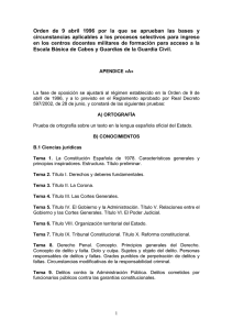 Orden de 9 abril 1996 por la que se aprueban las