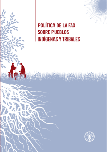 POLÍTICA DE LA FAO SOBRE PUEBLOS INDÍGENAS Y TRIBALES