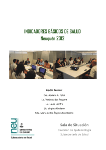 Indicadores Neuquén (Mayo 2012)