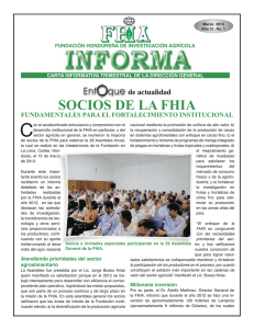 informa - Fundación Hondureña de Investigación Agrícola