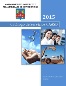 Catálogo de Servicios CAASD