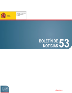 Boletín nº53 julio-agosto 2012 - Ministerio de Educación, Cultura y