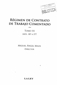 R&Eacute;GIMEN DE CONTRATO DE TRABAJO COMENTADO