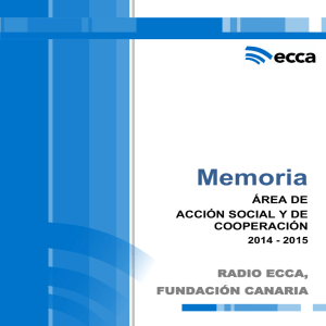 Memoria de Acción Social 2014-2015