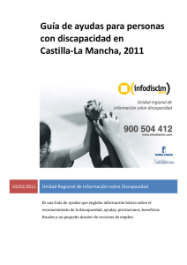 Guía de ayudas para personas con discapacidad en Castilla