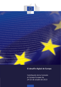 El desafío digital de Europa - Contribución de la Comisión al