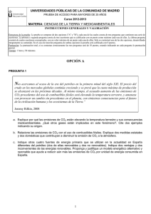 Ciencias de la tierra y medioambientales