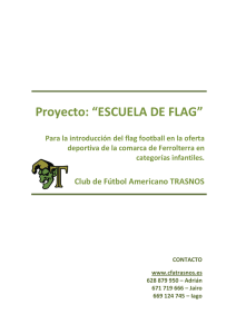 Proyecto: “Escuela de flag” - CFA Trasnos