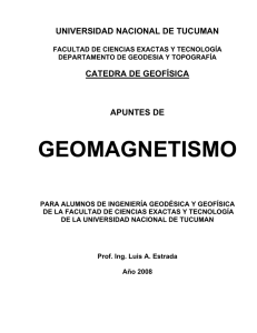Geomagnetismo para Ingenieros