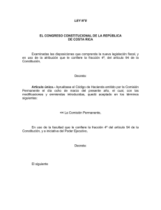 Código fiscal - e -Regulations Costa Rica