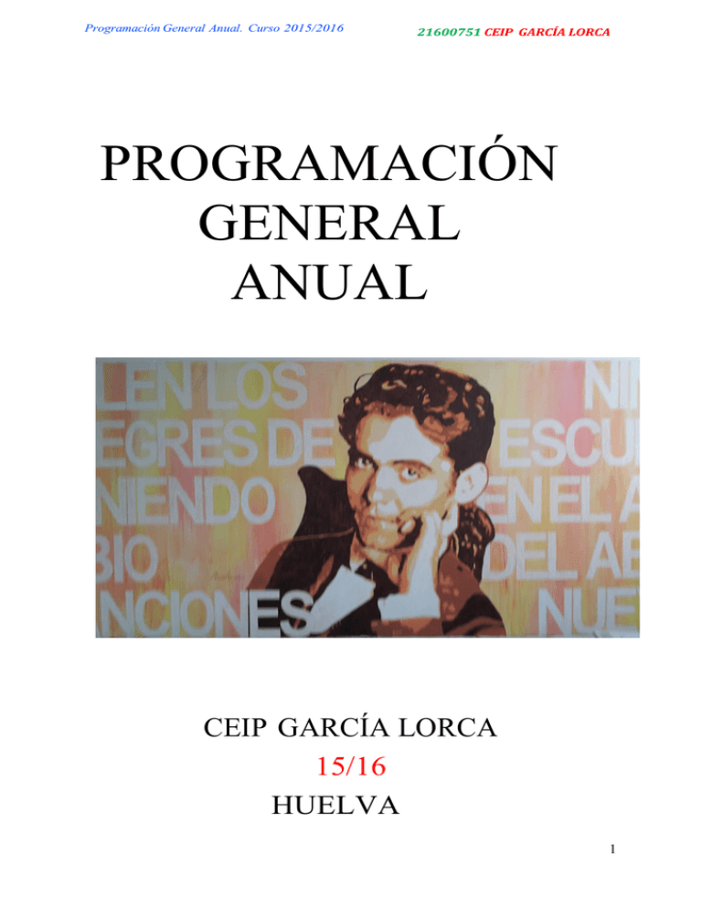 Programación Anual General