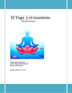 El Yoga y el insomnio - Escuela del Sol Yoga