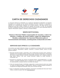 CARTA DE DERECHOS CIUDADANOS - Tesorería General de la