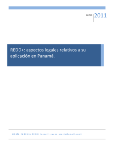 REDD+: aspectos legales relativos a su aplicación en Panamá.