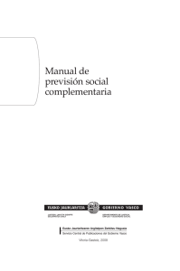 Manual de previsión social complementaria