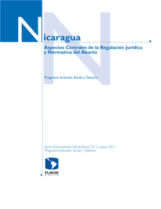 Nicaragua. Aspectos Centrales de la Regulación - FLACSO