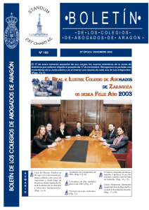 Actualidad Colegial - Real e Ilustre Colegio de Abogados de Zaragoza