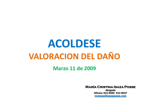 PRESENTACION ACOLDESE MARZO 11 DE 2009