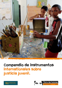 Compendio de instrumentos internationels sobre justicia juvenil