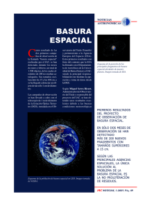 basura espacial - Instituto de Astrofísica de Canarias