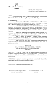 Resolución Nº 6227/11 - Universidad Nacional del Nordeste