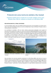 Protección de la zona marina de Jaizkibel y Ulia, Euskadi