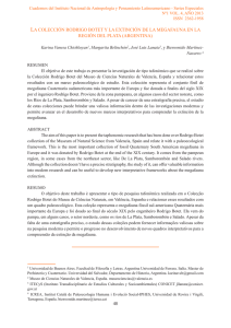 48 la colección rodrigo botet y la extinción de la megafauna en la
