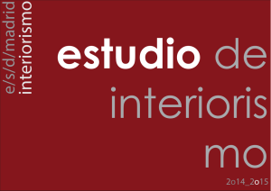 interiorismo - Escuela Superior De Diseño De Madrid