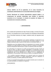 Informe 22/2013 - Gobierno de Aragón