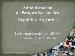 Administración de Parques Nacionales – República Argentina