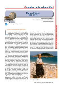 Grandes de la educación PAULO FREIRE