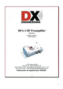 Preamplificador Antena RPA-1