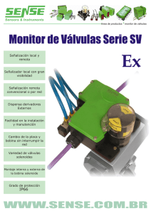 Monitor de Válvulas Serie SV