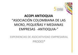 acopi antioquia “asociación colombiana de las micro, pequeñas y